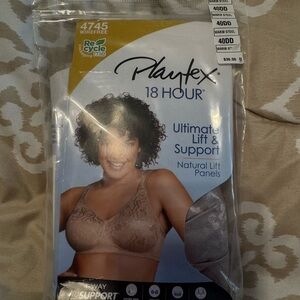 Playtex Brown Full-Coverage Bra with Ultimate Side Smoothing
